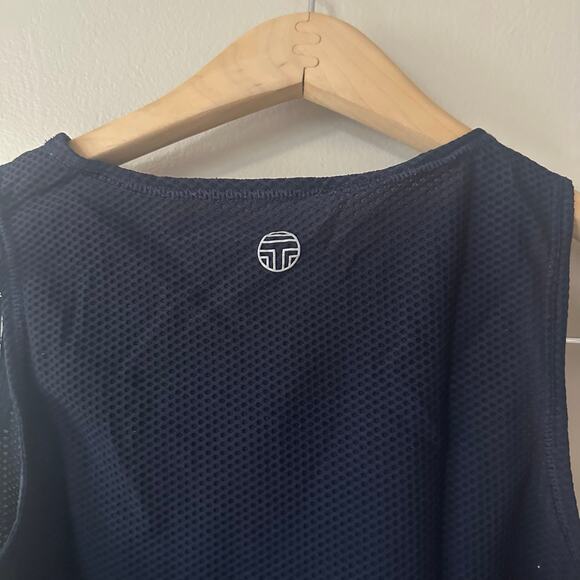 Tory Sport Parallel Stripe Reflective Mesh Tank Size M - Picture 5 of 6